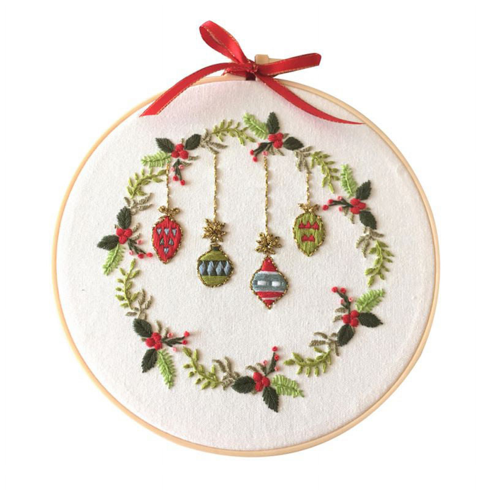 Embroidery Starters Kits with Pattern, Stamped Cross Stitch Kits